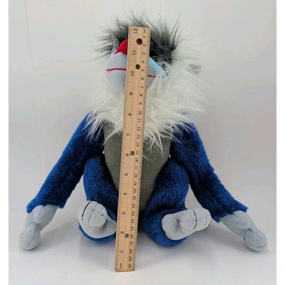 Vintage Kay Bee Toys Blue Baboon Plush Animal Toy Monkey 12" Plushie - Picture 2 of 11